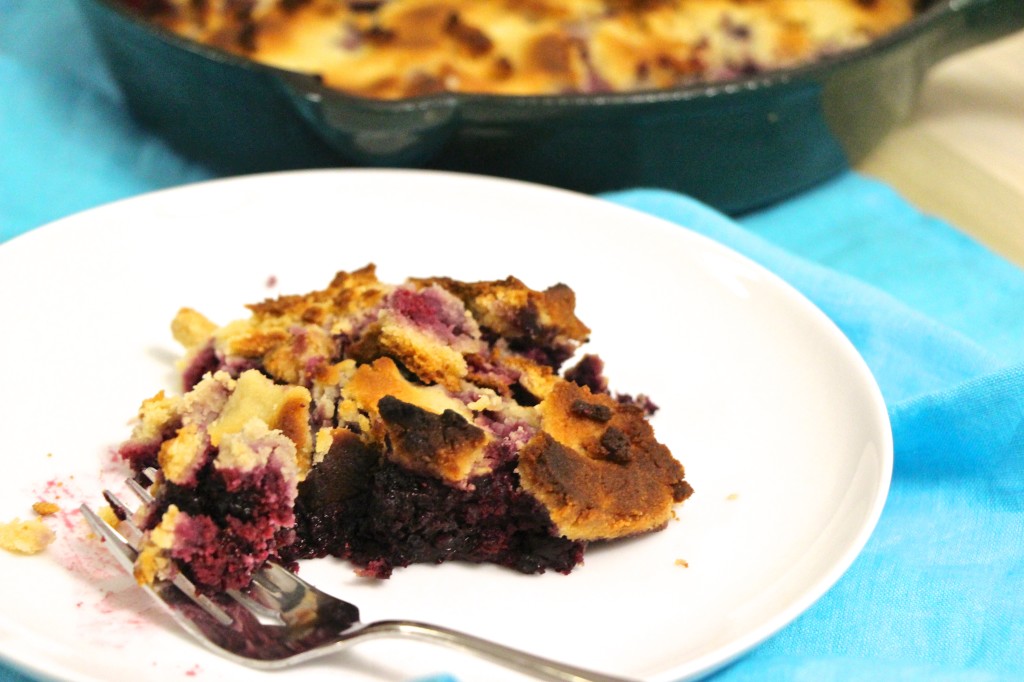 Mixed Berry Cobbler Close Up